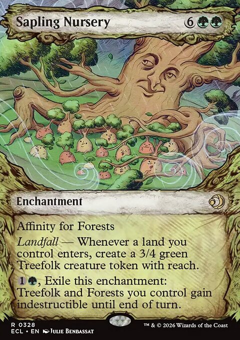 Sapling Nursery - Lorwyn Eclipsed #328 - Front